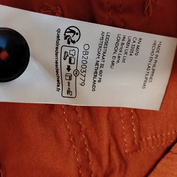 Maeve by Athropologie Women's Burnt Orange The Junie High Rise Flare Jeans Sz 25 - Picture 10 of 10